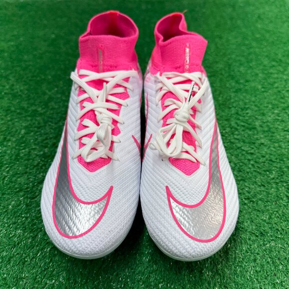 Nike Mercurial Zoom Superfly 9 Elite FG Mens Shoes White FN6746-906 NEW* Sz 7.5 main image 7